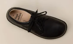 Finn Comfort – Komfort-Schnürschuh aus Kalbleder schwarz