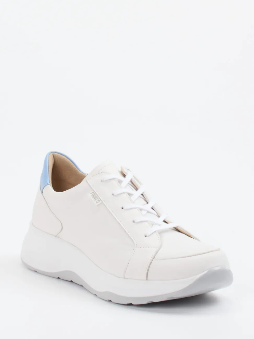 Finn Comfort – Komfort-Sneaker aus Kalbleder Offwhite