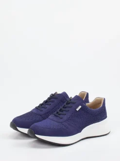 Finn Comfort – Komfort-Sneaker aus Veloursleder und Mesh