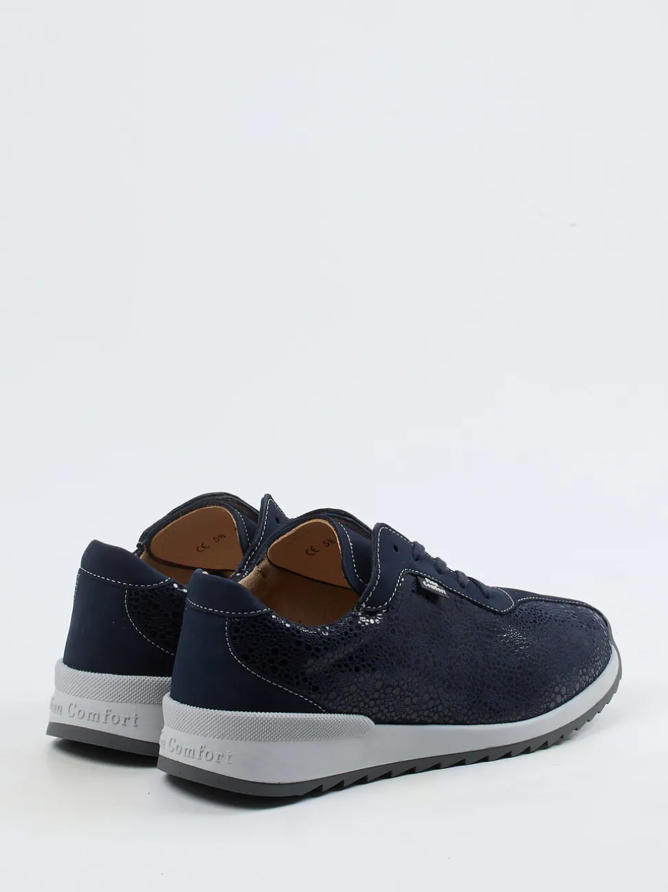 Finn Comfort – Komfort-Sneaker aus Nubukleder Dunkelblau