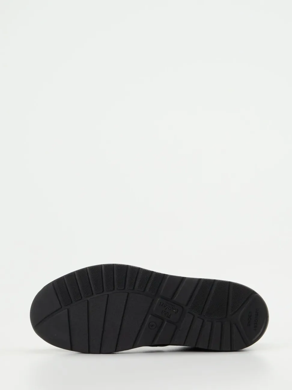Finn Comfort – Komfort-Sneaker aus Stretch und Leder schwarz