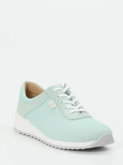Finn Comfort – Komfort-Sneaker aus Textil in Mintgrün