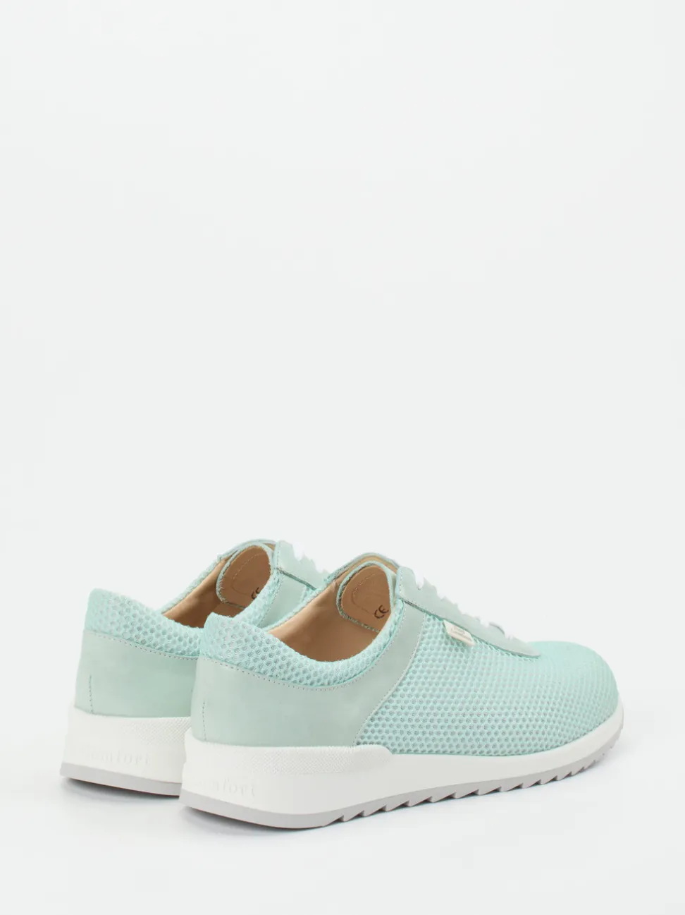 Finn Comfort – Komfort-Sneaker aus Textil in Mintgrün