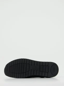 Finn Comfort – Komfort-Sneaker aus geprägtem Leder schwarz