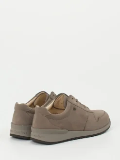 Finn Comfort – Komfort-Sneaker aus Nubukleder Taupe