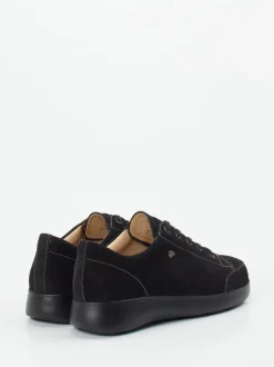 Finn Comfort – Komfort-Sneaker aus Nubukleder schwarz
