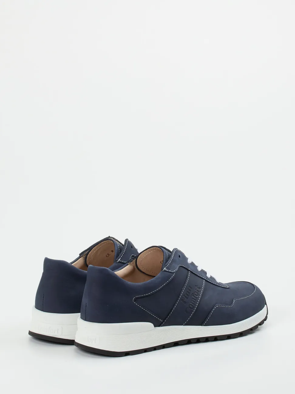 Finn Comfort – Komfort-Sneaker aus Nubukleder Dunkelblau
