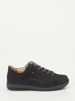 Finn Comfort – Komfort-Sneaker aus Nubukleder Anthrazit