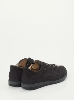 Finn Comfort – Komfort-Sneaker aus Nubukleder Anthrazit