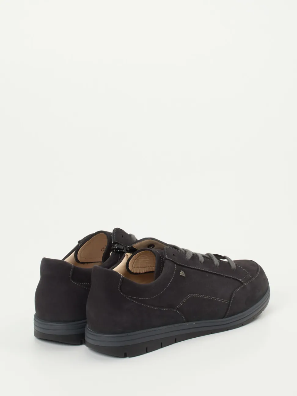 Finn Comfort – Komfort-Sneaker aus Nubukleder Anthrazit