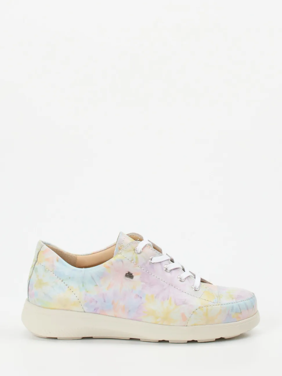 Finn Comfort – Komfort-Sneaker aus Kalbleder Pastellprint