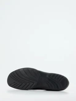 Finn Comfort – Komfort-Sneaker aus Kalbleder Dunkelbraun
