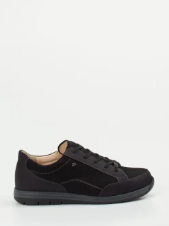 Finn Comfort – Komfort-Sneaker aus Nubukleder schwarz