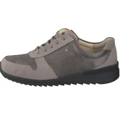 Finn Comfort – Komfort-Sneaker aus Nubukleder taupe