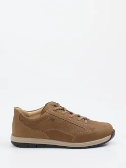 Finn Comfort – Komfort-Sneaker aus Nubukleder Braun