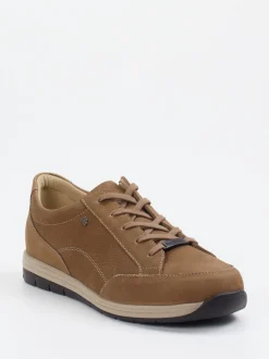 Finn Comfort – Komfort-Sneaker aus Nubukleder Braun