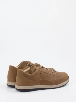 Finn Comfort – Komfort-Sneaker aus Nubukleder Braun