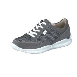 Finn Comfort – Komfort-Sneaker aus Nubukleder anthrazit