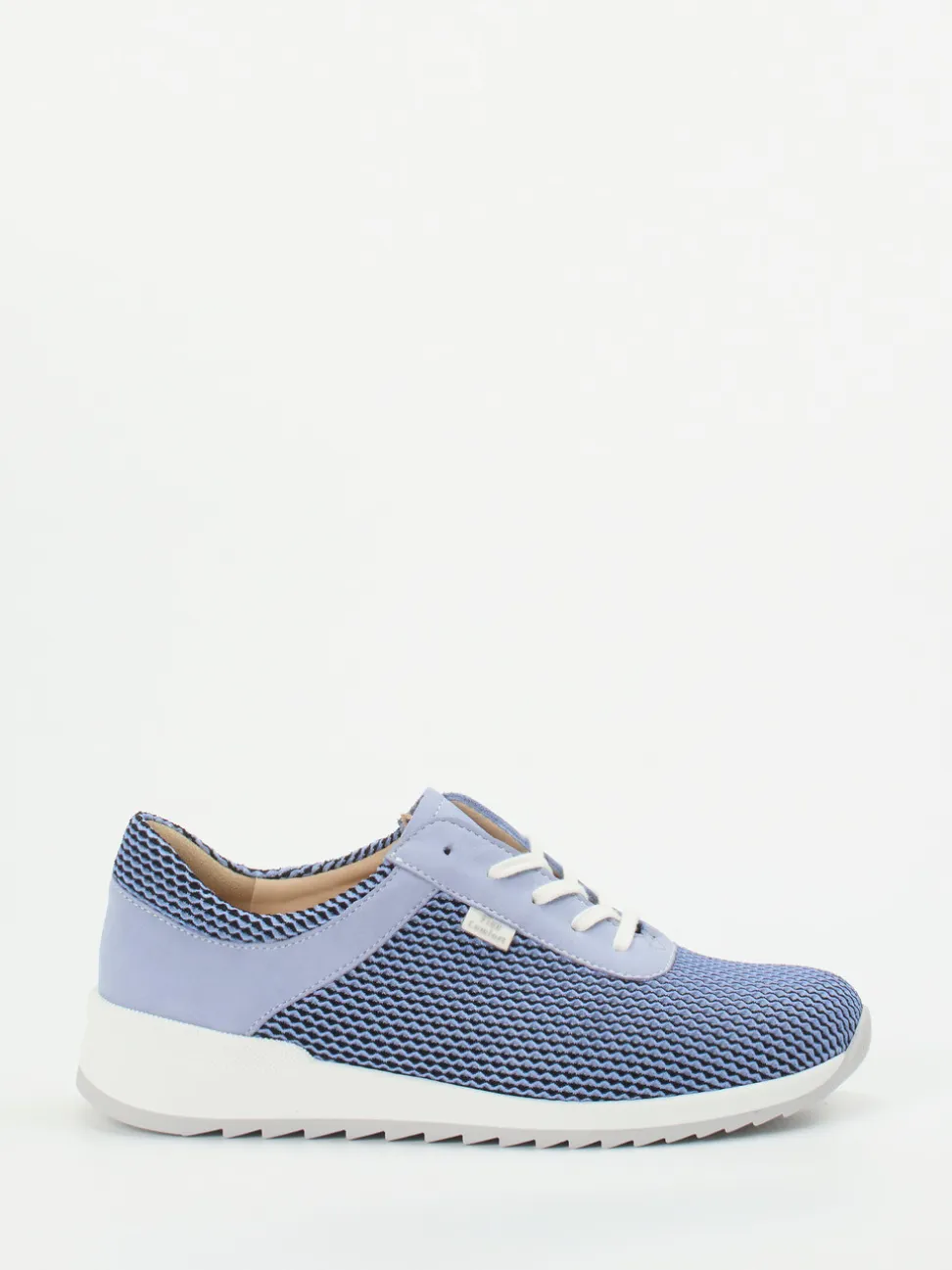 Finn Comfort – Komfort-Sneaker aus Textil in Lavendelblau