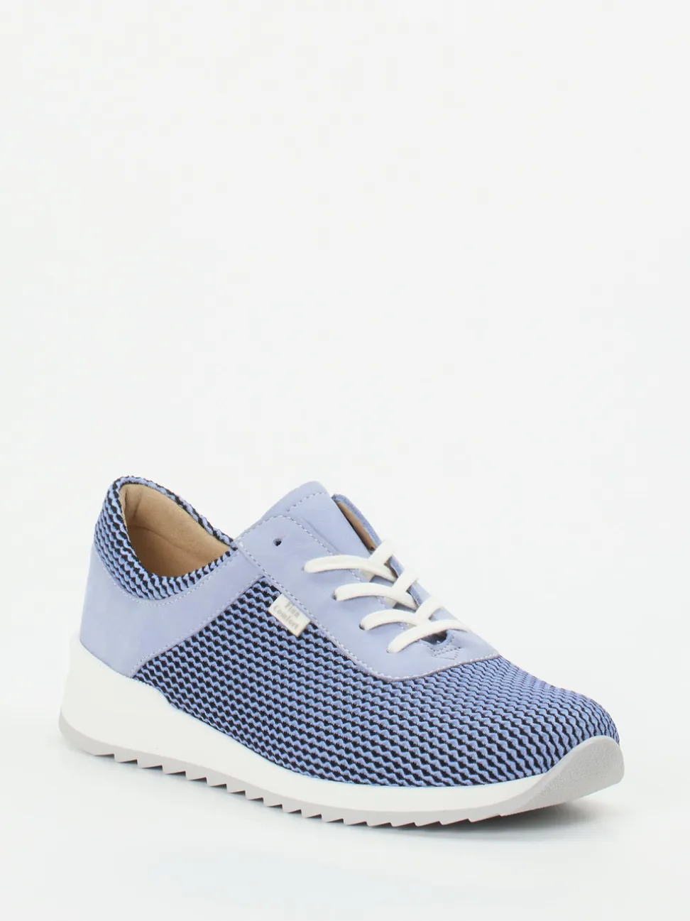 Finn Comfort – Komfort-Sneaker aus Textil in Lavendelblau