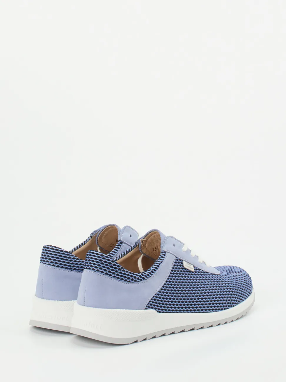 Finn Comfort – Komfort-Sneaker aus Textil in Lavendelblau