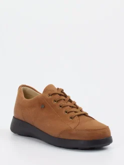 Finn Comfort – Komfort-Sneaker aus Nubukleder Braun