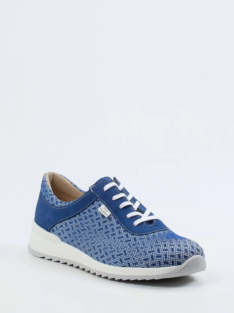 Finn Comfort – Komfort-Sneaker aus Textil in Kobaltblau