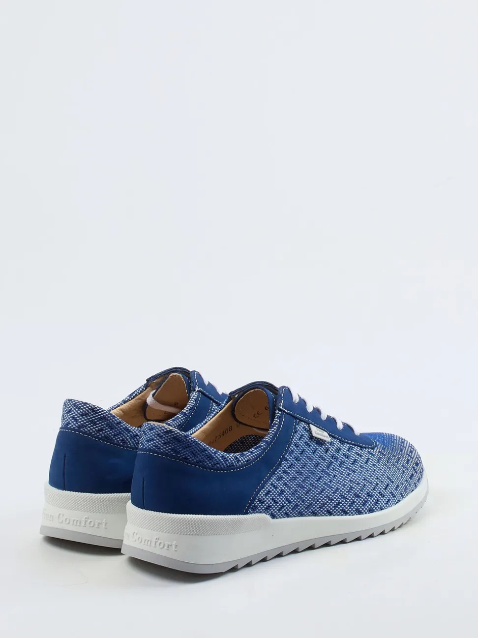 Finn Comfort – Komfort-Sneaker aus Textil in Kobaltblau