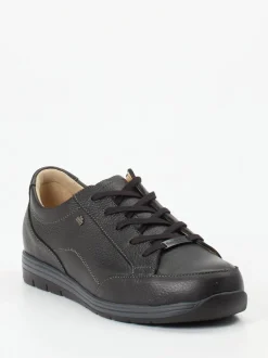 Finn Comfort – Komfort-Sneaker aus Kalbleder schwarz