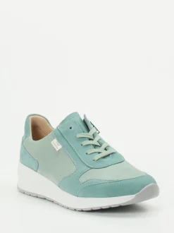Finn Comfort – Komfort-Sneaker aus Stretch und Veloursleder
