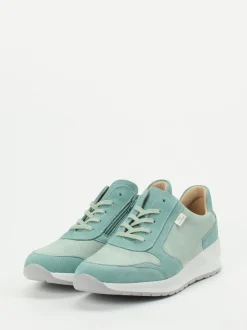 Finn Comfort – Komfort-Sneaker aus Stretch und Veloursleder