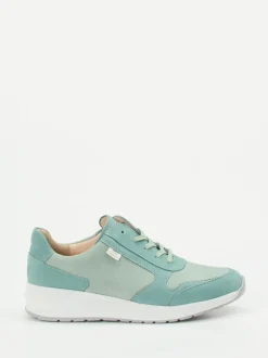 Finn Comfort – Komfort-Sneaker aus Stretch und Veloursleder