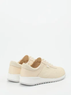 Finn Comfort – Komfort-Sneaker aus Meshtextil beige