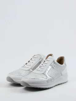 Finn Comfort – Komfort-Sneaker aus Kalbleder Weiß
