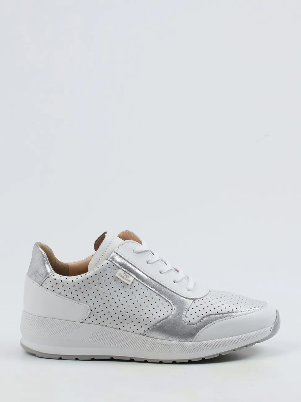 Finn Comfort – Komfort-Sneaker aus Kalbleder Weiß