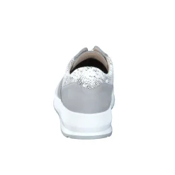 Finn Comfort – Komfort-Sneaker aus Stretch und Nubukleder grau