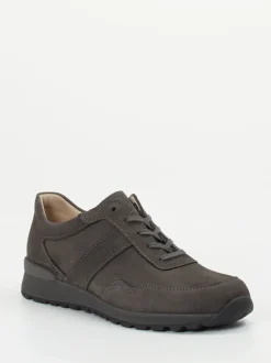 Finn Comfort – Komfort-Sneaker aus Nubukleder anthrazit