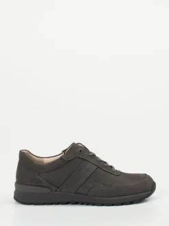 Finn Comfort – Komfort-Sneaker aus Nubukleder anthrazit