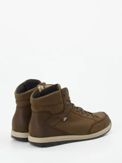 Finn Comfort – Outdoor-Boots aus Fettleder braun