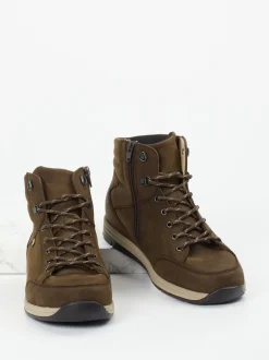 Finn Comfort – Outdoor-Boots aus Fettleder braun