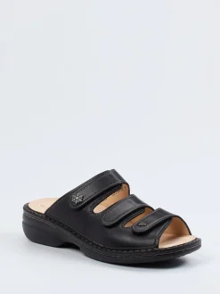 Finn Comfort – Pantolette aus Kalbleder schwarz