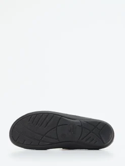 Finn Comfort – Pantolette aus Nubukleder Schwarz