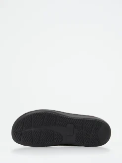 Finn Comfort – Pantolette aus Fettleder dunkelbraun