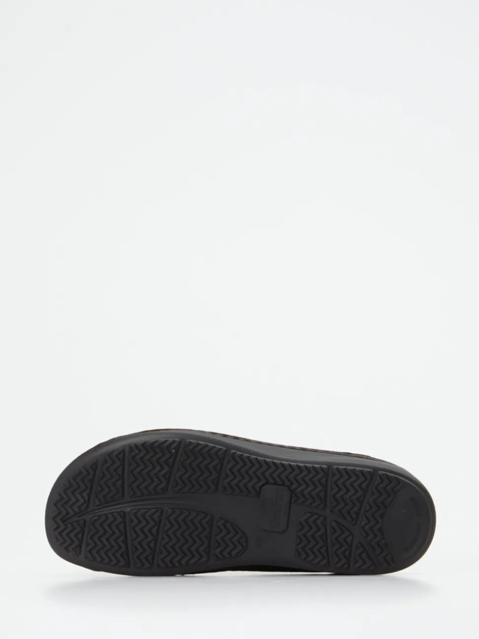 Finn Comfort – Pantolette aus Fettleder dunkelbraun