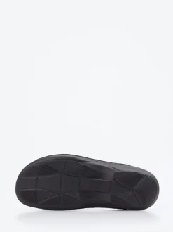 Finn Comfort – Pantolette aus Lackleder anthrazitgrau