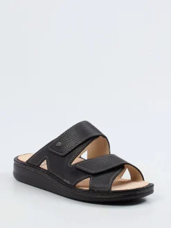 Finn Comfort – Pantolette aus Kalbleder schwarz