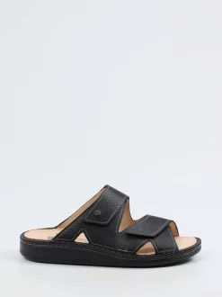 Finn Comfort – Pantolette aus Kalbleder schwarz