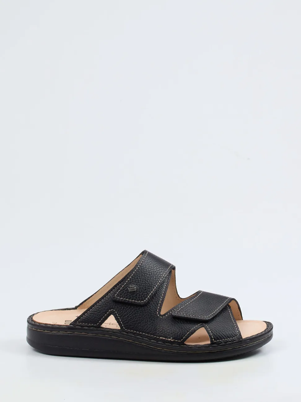 Finn Comfort – Pantolette aus Kalbleder schwarz