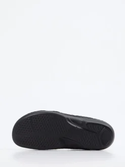 Finn Comfort – Pantolette aus Nubukleder dunkelblau