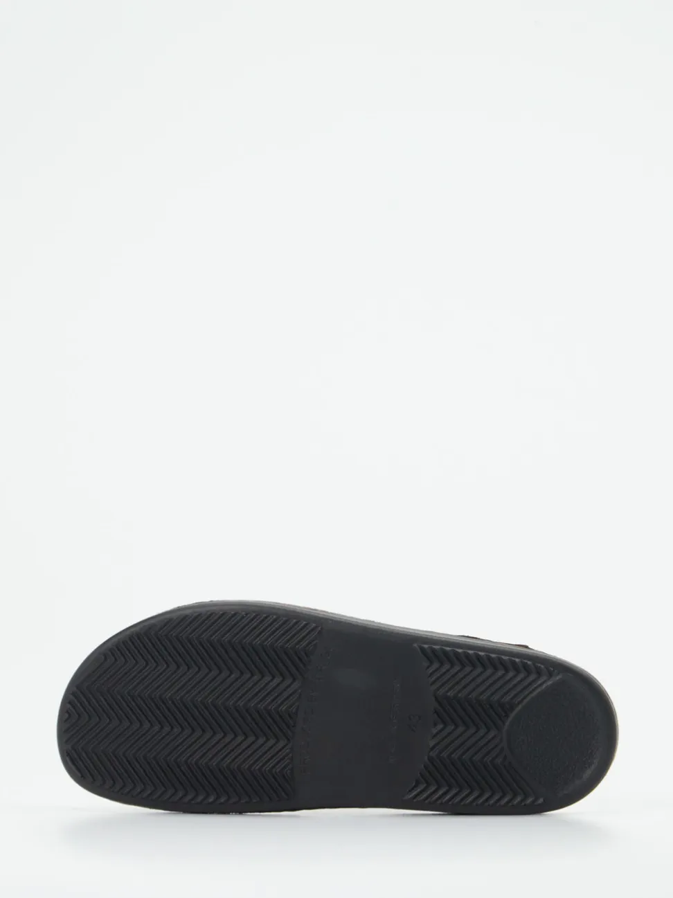 Finn Comfort – Pantolette aus Nubukleder Dunkelbraun